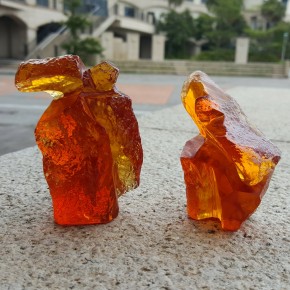 琥珀琉璃太極/穩若泰山、玉樹臨風